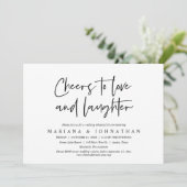 Proost op Liefde en Lachen, repetitie diner Kaart (Staand voorkant)