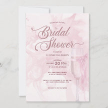 Proost op liefde wijn glazen strik bridal shower