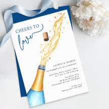 Proost op Love Engagement Party Invitation