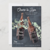 Proost op Love Groene Bier Bruiloft Feest Kaart (Voorkant)