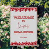 Proost op Love Heart Vrijgezellenfeest Welkomstbor Poster