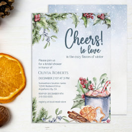 Proost op Love Hot Cocoa Winter Vrijgezellenfeest Kaart