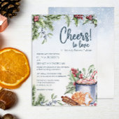 Proost op Love Hot Cocoa Winter Wedding Kaart