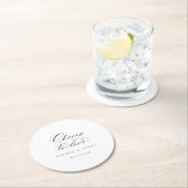 Proost op Love Onderzetters Trouwfeest Tafel Decor (Insitu)