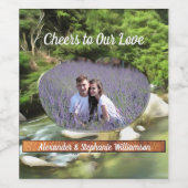 Proost op Love River South 0365 Wijn Etiket (Enkel label)