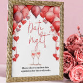 Proost op Love Sweetheart Vrijgezellenfeest Date N Poster