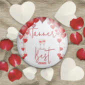 Proost op Love Vrijgezellenfeest Best Man Ronde Button 7,6 Cm