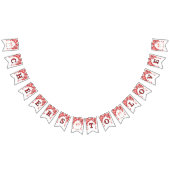 Proost op Love Vrijgezellenfeest Valentijn Hearts Vlaggetjes (Alle)