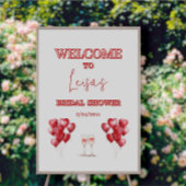 Proost op Love Vrijgezellenfeest Welkomstbord Poster