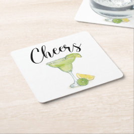 Proost op Margarita Kartonnen Onderzetters