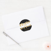 Proost op New Years Eve Party Chic Favor Stickers (Envelop)