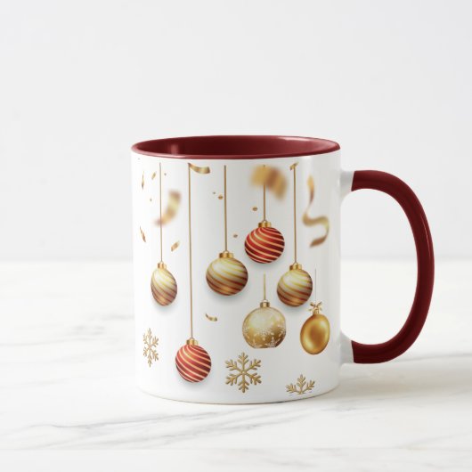 Proost op Nieuwe Beginnen | Aangepaste Kerstmug 20 Mok (Rechts)