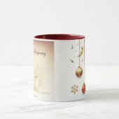 Proost op Nieuwe Beginnen | Aangepaste Kerstmug 20 Mok (Midden)