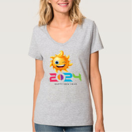 "Proost op nieuwjaarsvogue 2024" T-shirt