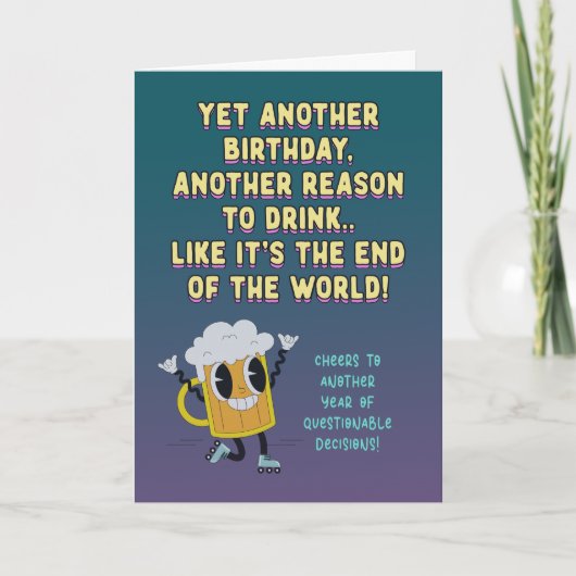 Proost op nog een jaar van twijfelachtige beslissi kaart (Voorkant)