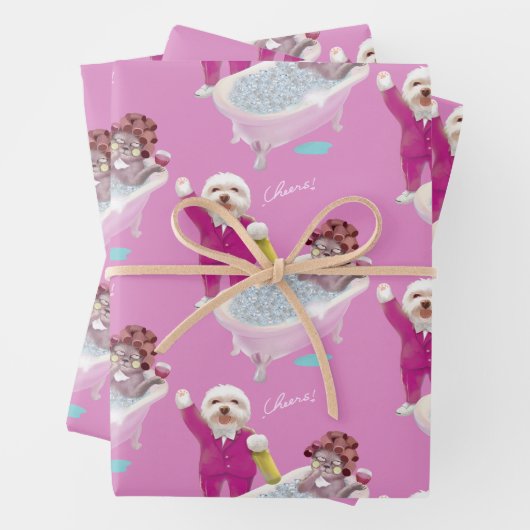 Proost op ontspanning inpakpapier vel (In situ)