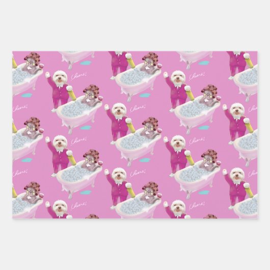 Proost op ontspanning inpakpapier vel (Voorkant)