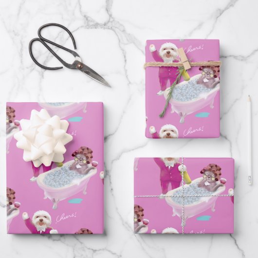 Proost op ontspanning inpakpapier vel (Voorkant)