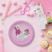 Proost op ontspanning papieren bordje (Feest)