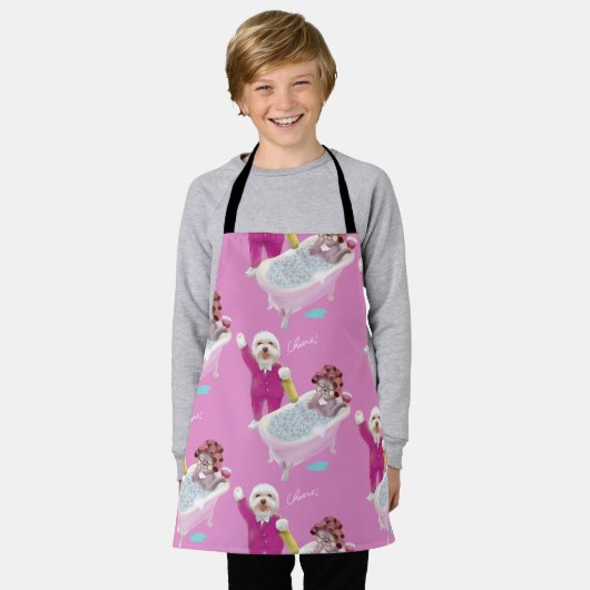 Proost op ontspanning schort (Gedragen)