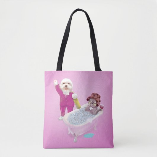 Proost op ontspanning tote bag (Voorkant)