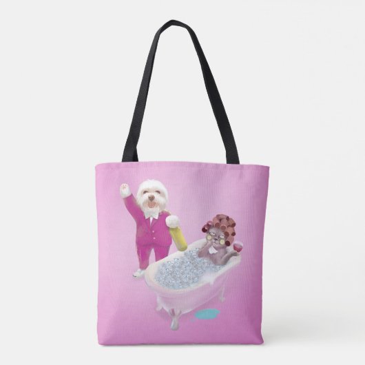 Proost op ontspanning tote bag (Achterkant)