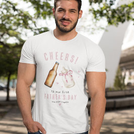 Proost op onze 1e Vaderdag, leuk nieuw vader cadea T-shirt