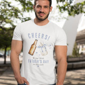 Proost op onze 1e Vaderdag, Schattigee New Dad Gif T-shirt