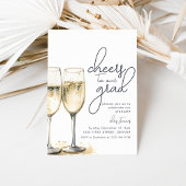 Proost op onze Afstudeerder Custom Party Invitatio Kaart