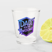 Proost op papa: Vaderdag Special Edition Shot Glas (Voorkant)