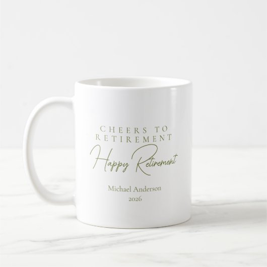 Proost op Pensioen Cadeau Koffiemok (Links)