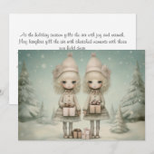 Proost op samenzijn: een hartelijke kerstwens feestdagenkaart (Voorkant / Achterkant)