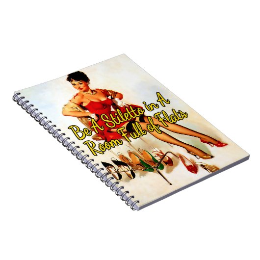 Proost op schoenen van Gil Elvgren uit 1950 Notitieboek (Rechterzijde)