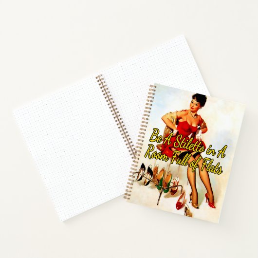 Proost op schoenen van Gil Elvgren uit 1950 Notitieboek (Binnen)