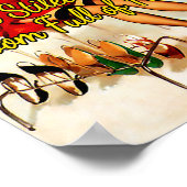 Proost op schoenen van Gil Elvgren uit 1950 Poster (Hoek)