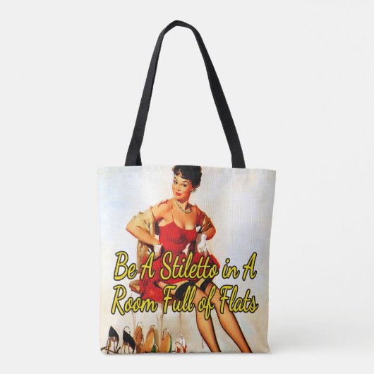 Proost op schoenen van Gil Elvgren uit 1950 Tote Bag (Achterkant)