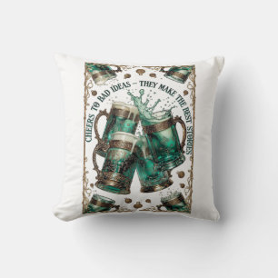 Proost op Slecht-Ideeën Tankards Grafisch T-shirt Kussen