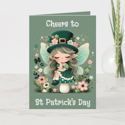 Proost op St. Patrick's Dag Kaart (Voorkant)