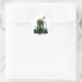 Proost op St. Patrick's Day! Bierillustratie Ronde Sticker (Tas)