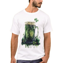 Proost op St. Patrick's Day! Bierillustratie