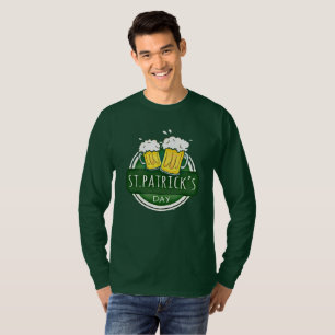Proost op St Patrick's Day Biersoorten Groen T-shirt