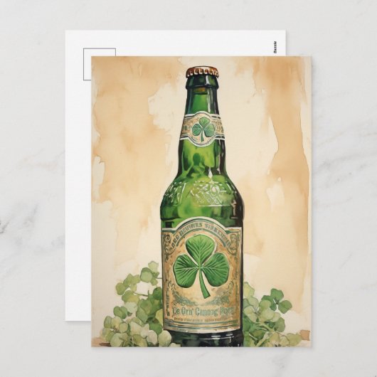 Proost op St. Patrick's Day! 🍻 Feestdagenkaart (Voorkant / Achterkant)