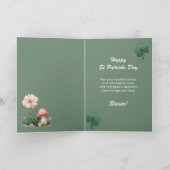 Proost op St Patrick's Day Kaart (Binnen)