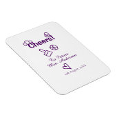 Proost op toekomstige mevrouw voeg bruid naam paar magneet (Rechterzijde)