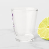 Proost op toekomstige mevrouw voeg bruidsnaam paar shot glas (Rechts)