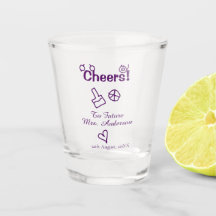 Proost op toekomstige mevrouw voeg bruidsnaam paar