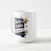 Proost op u" Afstuderen Mok – 15oz Gepersonaliseer (Voorkant links)