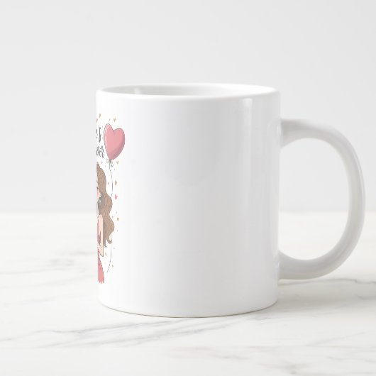 Proost op Valentijnsdag Grote Koffiekop (Rechts)
