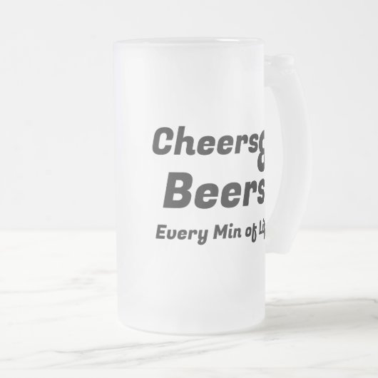 Proost op Vassel Matglas Bierpul (Voorkant rechts)