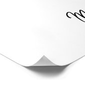 Proost op Verjaardagsjaren Champagne Welkomstbord Poster (Hoek)